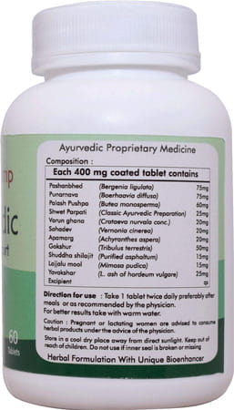 Ayur Champ - Pack Of 5 - Ston Vedic |Kidney Support | Herbal Supplement | 60 Tablets