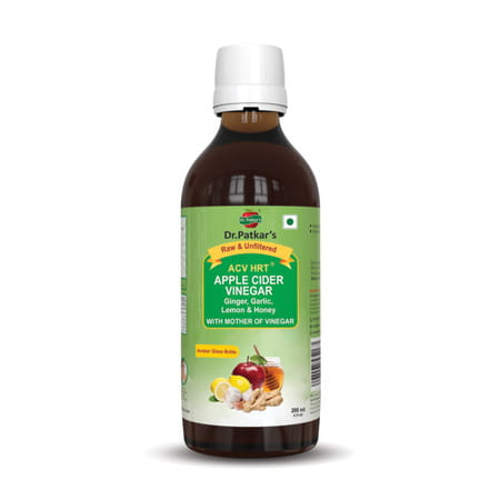 Dr. Patkar'S Apple Cider Vinegar With Ginger | Garlic | Lemon & Honey 200 Ml