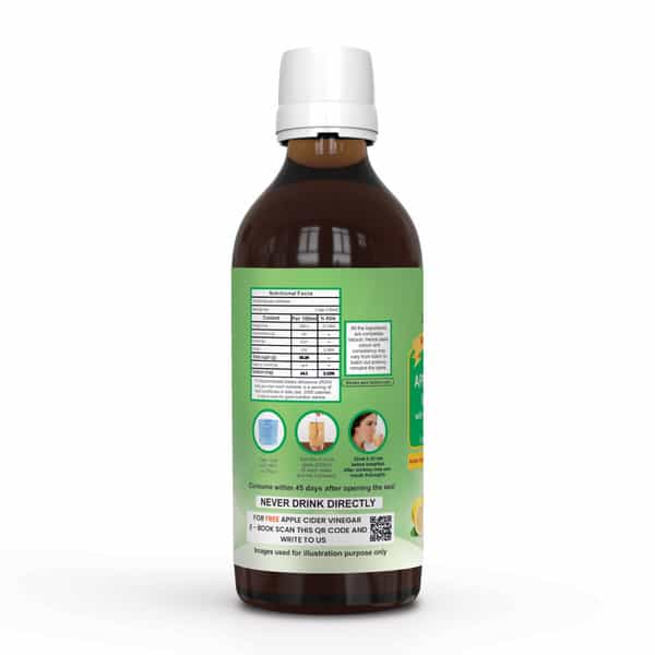 Dr. Patkar's Apple Cider Vinegar With Ginger | Garlic | Lemon & Honey 200 Ml