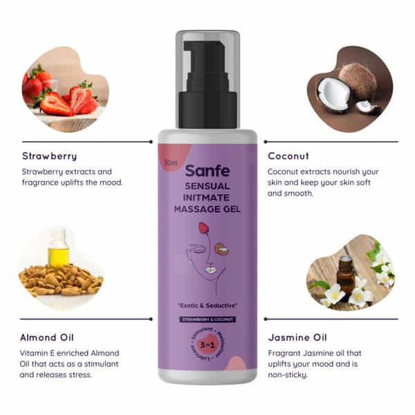 Sanfe Sensual Intimate Massage Gel - 50 Ml