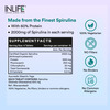 Inlife Spirulina Tablet 2000Mg | Green Superfood Supplement | Protein Fiber Antioxidant - 60 Tablets