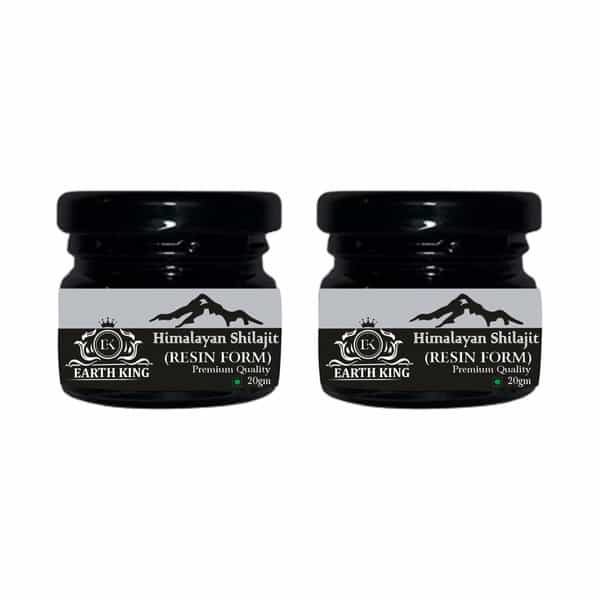 Earth King Himalayan Shilajit/Shilajit Resin (Semi Liquid) For Stamina & Power - 40Gm (Pack Of 1)