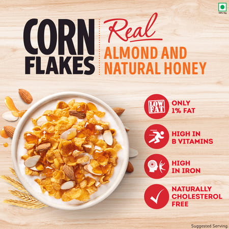 Kellogg'S Almond Corn Flakes 300g Box