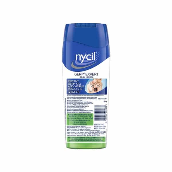 Nycil Cool Herbal Neem & Pudina Prickly Heat Powder Bottle Of 150 G (Free Glucon-D Orange 100Gm)
