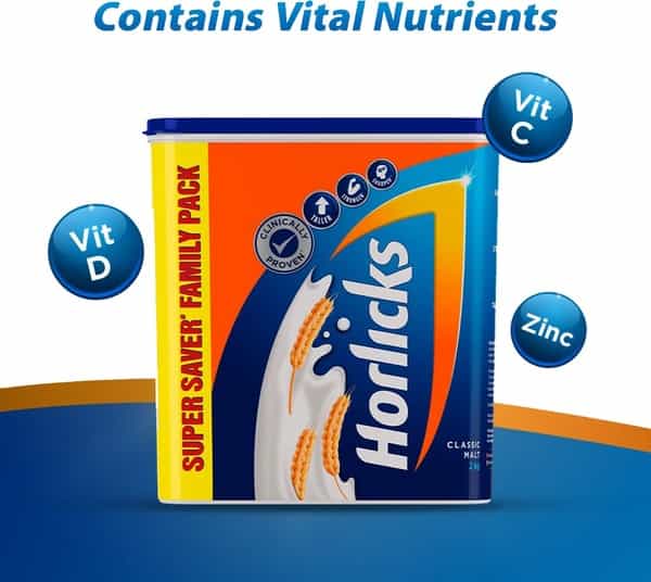 Horlicks Nutrition Drink Plastic Container 2 Kg