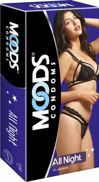 Moods Eyecandy Allnight Condoms - Pack Of 10S