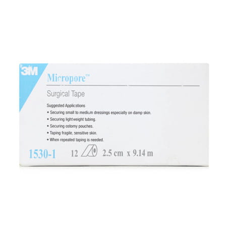 3M Adhesive Tape Micropore | 1530-1 | 12 N | 2.5 Cm X 9.1 M