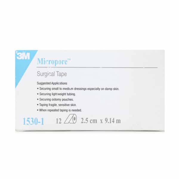 3M Adhesive Tape Micropore | 1530-1 | 12 N | 2.5 Cm X 9.1 M