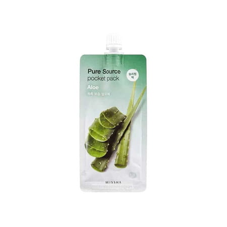 Missha Pure Source Pocket Pack (Aloe) - Pack Of 5