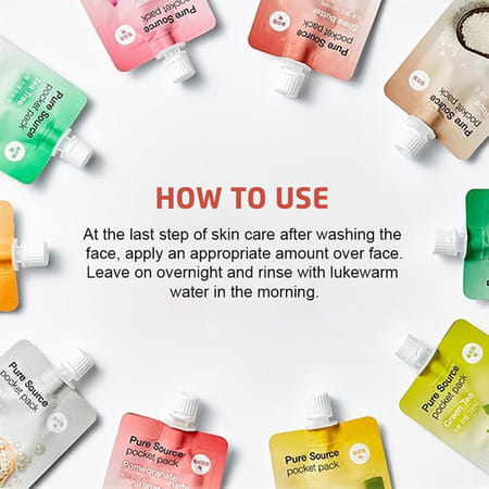 Missha Pure Source Pocket Pack (Aloe) - Pack Of 5