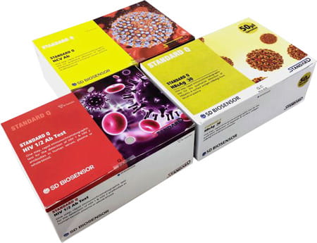 Sd Biosensor Combo Hiv - Hcv - Hbsag Kit | 90 Tests
