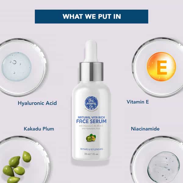 The Moms Co. Natural Vita Rich Face Serum -30 Ml