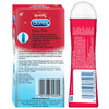 Durex Extra Thin Condoms For Men-10count With Durex Strawberry Flavoured Lube Gel-50ml