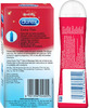 Durex Extra Thin Condoms For Men-10count With Durex Strawberry Flavoured Lube Gel-50ml