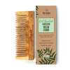 Nat Habit Kacchi Neem Wooden Shampoo Comb For Detangling - Soaked In 17 Herbs & Oils - L