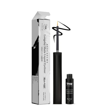 Tnw - The Natural Wash Eyecatchy Longstay Matte Liquid Eyeliner With Hydrogenated Castor Oil