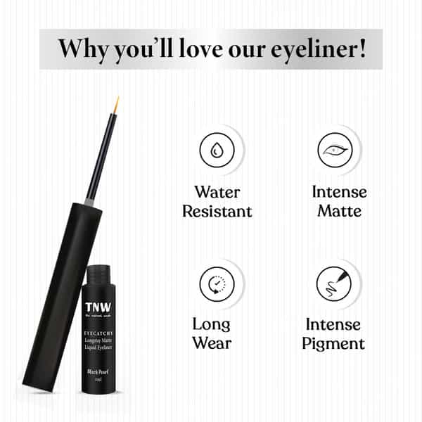 Tnw The Natural Wash Eyecatchy Longstay Matte Liquid Eyeliner With Hydrogenated Castor Oil