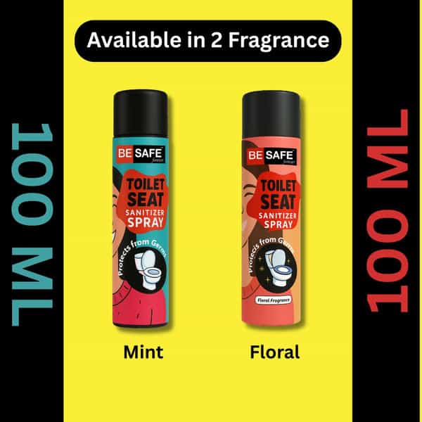 Besafe Forever Toilet Seat Sanitizer Spray | Floral Fragrance 100Ml