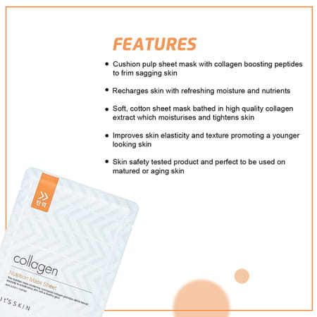 It'S Skin Collagen Nutrition Mask Sheet - Pack Of 3