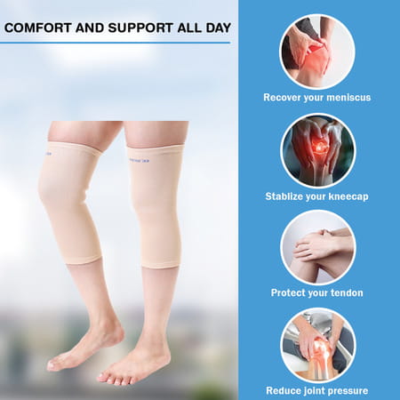 Stergic Iris Knee Support Cap Brace/Sleeves For Knee Support & Pain Relief - Extra Extra Large Size