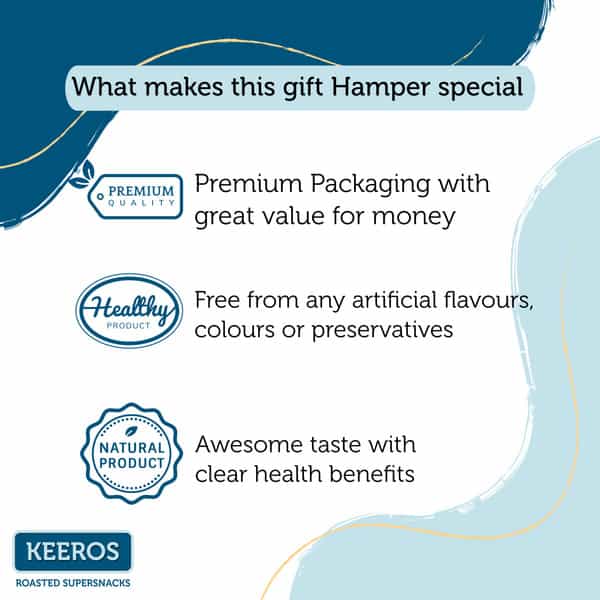 Keeros Healthy Diwali Hamper For Family & Friends - 3 Jar Hamper