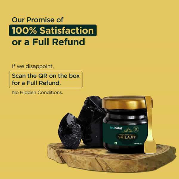 Truhabit Original Himalayan Shilajit | Shilajeet Original | Silajit For Man / Woman (20G)