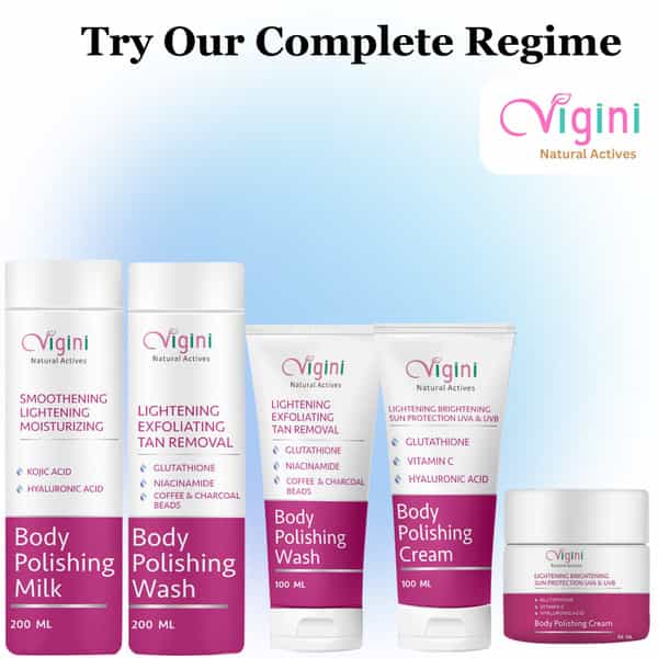 Vigini Body Skin Brightening Lightening Whitening Pigmentation Tan Removal Kojic Acid Body Lotion