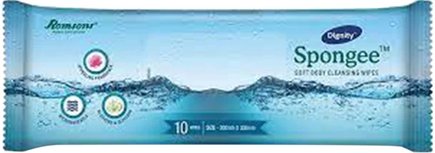 Romsons Sponge Body Wipes 10