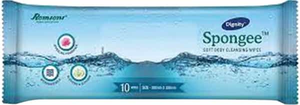 Romsons Sponge Body Wipes 10
