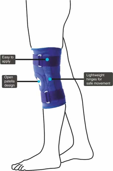 Vissco Neoprene Hinged Knee Stabilizer - Xxl