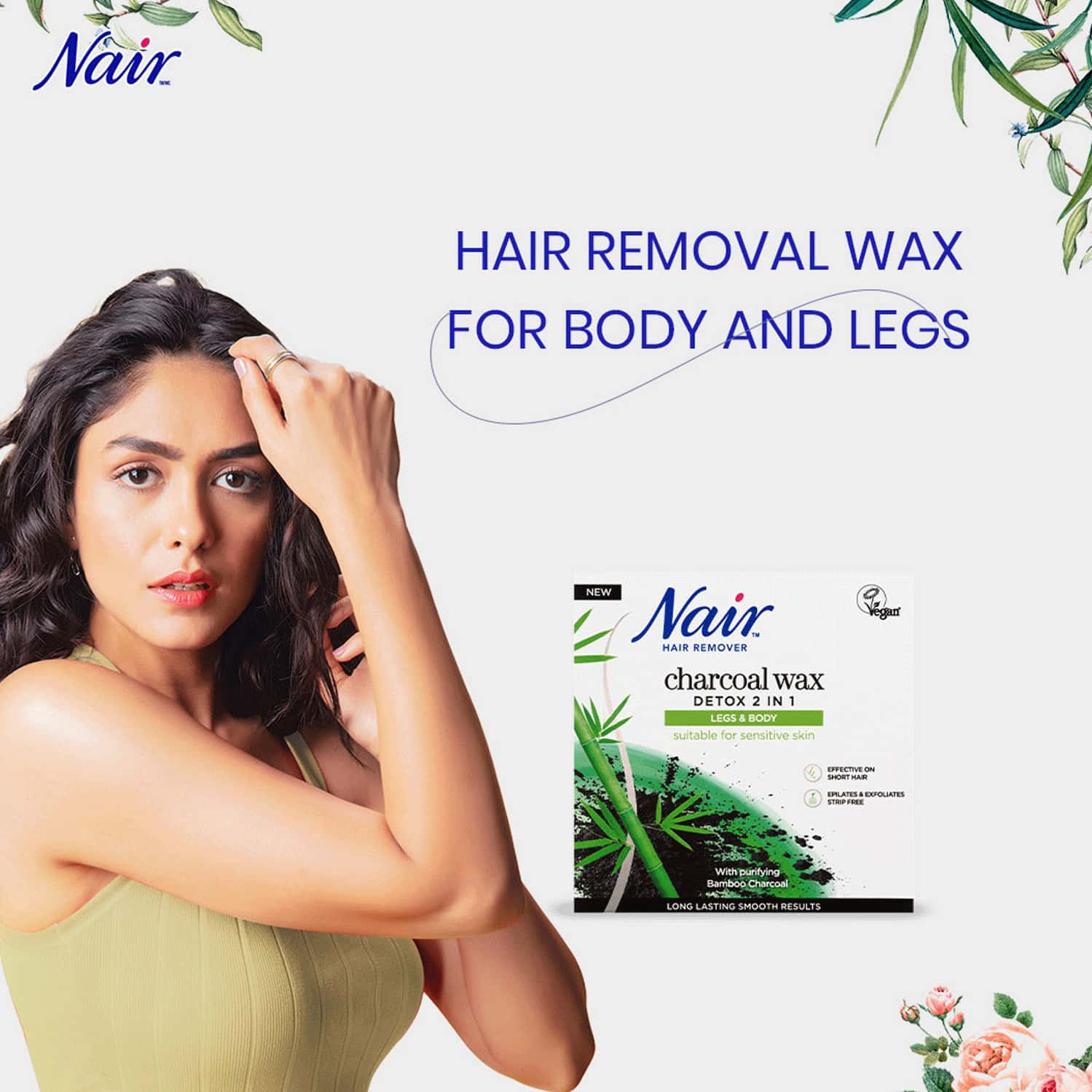Buy NAIR HAIR REMOVER CHARCOAL WAX LEGS & BODY, 380 G Online & Get Upto