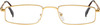 Klar Eye Full Rim Rectangle Reading Glasses Men And Women Powers +0.75 To +3.50+2.0 Power Gold