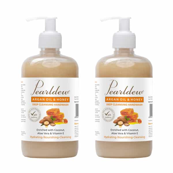 Pearldew Argan Oil & Honey Hand Wash 500 Ml | Neem & Tulsi (Pack Of 1)