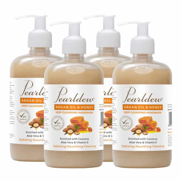 Pearldew Argan Oil & Honey Hand Wash 500 Ml | Neem & Tulsi (Pack Of 1)