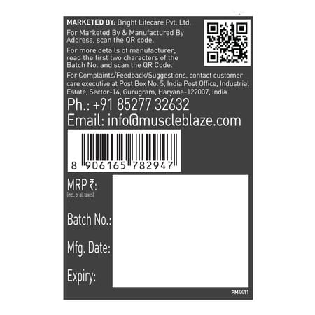 Muscleblaze Iso-Zero Whey Isolate (Ice Cream Choc | 4kg) | Eaf | Labdoor & Informed Choice Certified