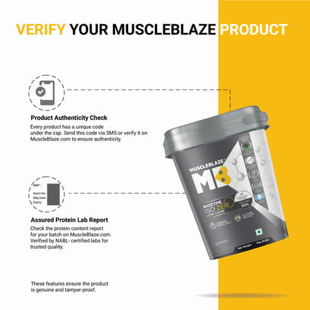 Muscleblaze Iso-Zero Whey Isolate (Ice Cream Choc | 4kg) | Eaf | Labdoor & Informed Choice Certified