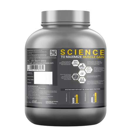 Muscleblaze Biozyme Iso-Zero | Low Carb Whey Protein Isolate (Blue Tokai Cafe Latte | 2kg)