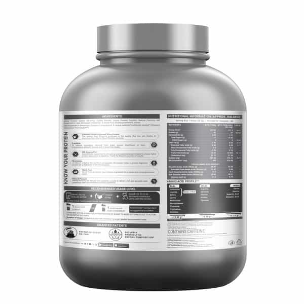 Muscleblaze Biozyme Iso-Zero | Low Carb Whey Protein Isolate (Blue Tokai Cafe Latte | 2Kg)