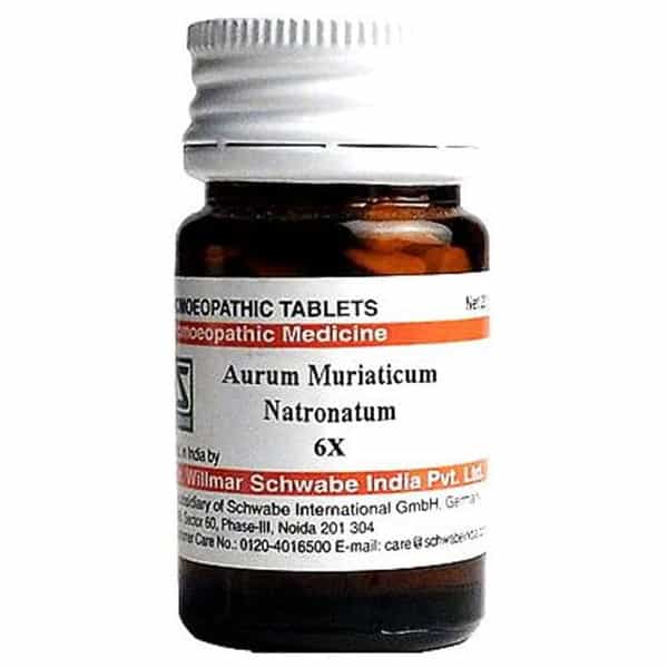 Dr. Willmar Schwabe India Aurum Muriaticum Natronatum Trituration Tablet 6X 20 No's