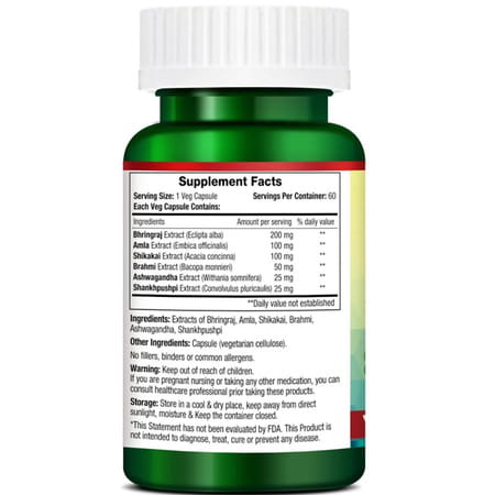 Morpheme Remedies Hair Vital Glow For Hair Health - 60 Veg Capsules