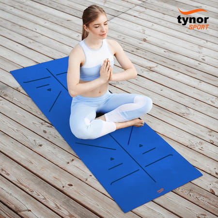 Tynor Yoga Mat Tpe Grey 8mm 1 Unit