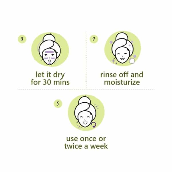 Plum Green Tea Clear Face Mask - 100Gm