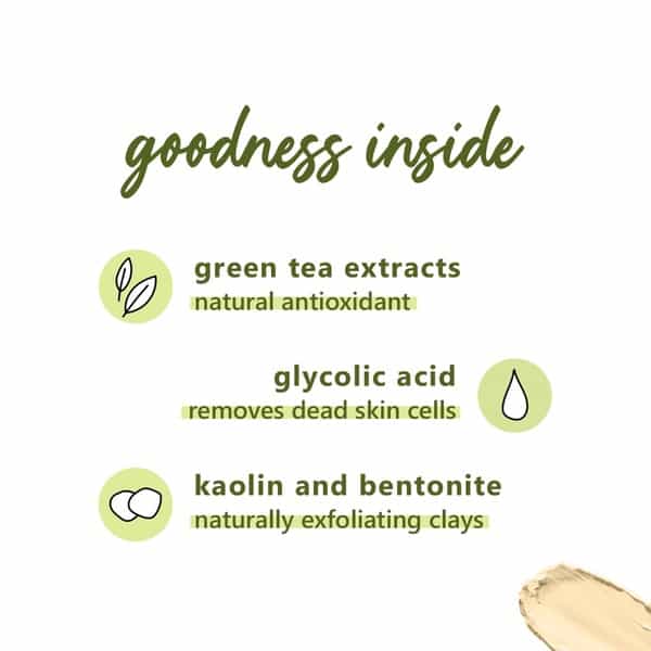Plum Green Tea Clear Face Mask - 100Gm