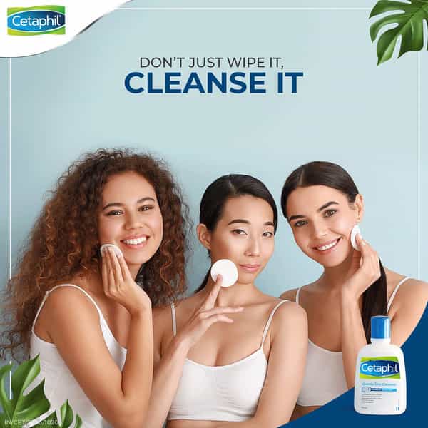 Cetaphil Moisturising Lotion 100Ml Dam 100Gm Moisturising Cream 80G & Gentle Skin Cleanser 125Ml