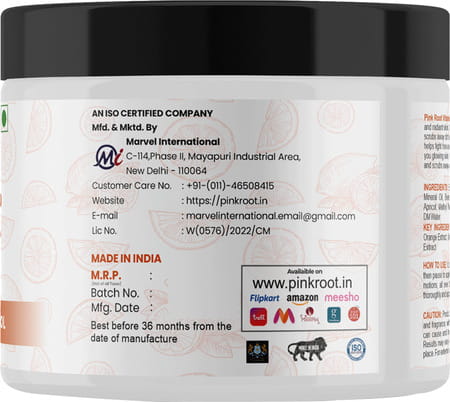 Pink Root Vitamin C Face & Body Scrub 100gm