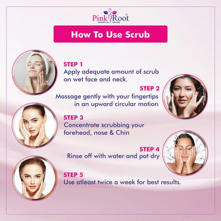 Pink Root Vitamin C Face & Body Scrub 100gm