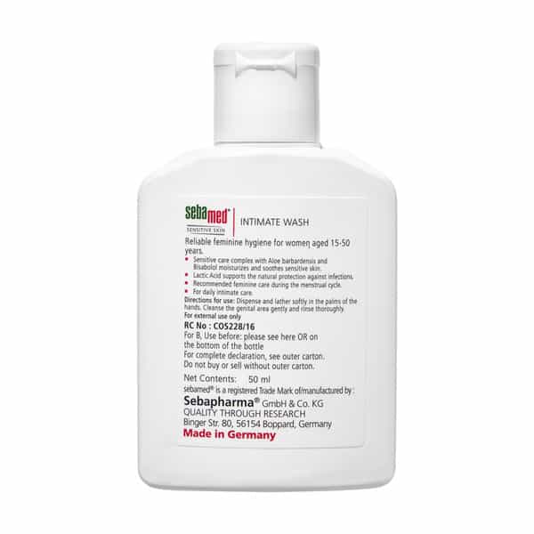 Sebamed Ph 3.8 Intimate Wash For Sensitive Skin 50 Ml