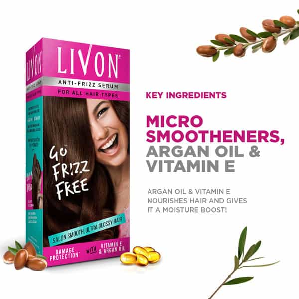 Livon Hair Serum For Women & Men For Smooth Frizz Free & Glossy Hair 200 Ml