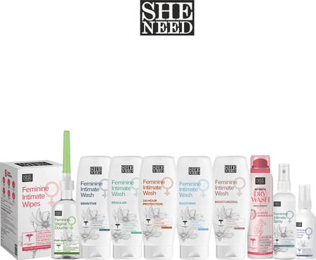 Sheneed Feminine Intimate Spray For Women | For Bikini Area With Aloe Vera & Menthol 100ml