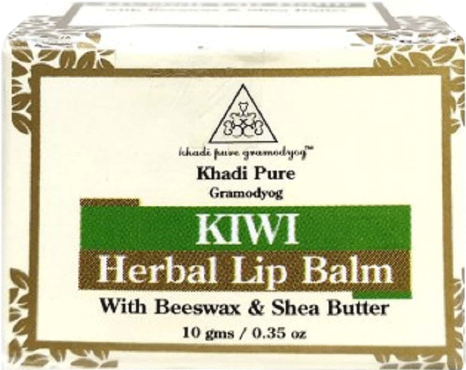 Khadi Pure Herbal Kiwi Lip Balm - 10g